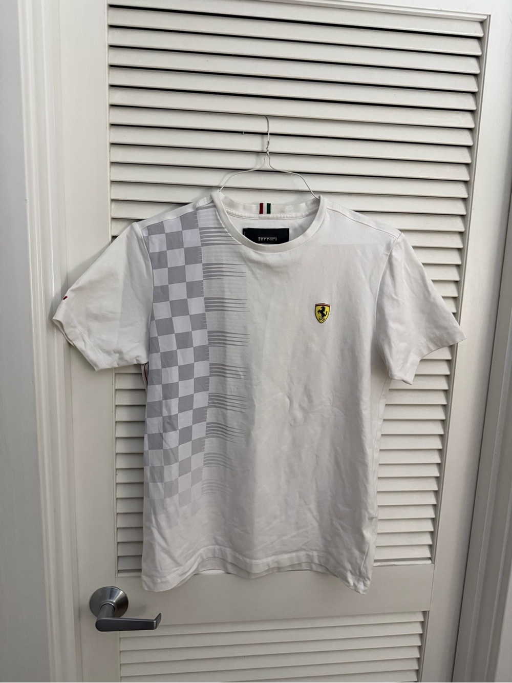 Scuderia Ferrari White Short-Sleeve Crewneck T-Shirt